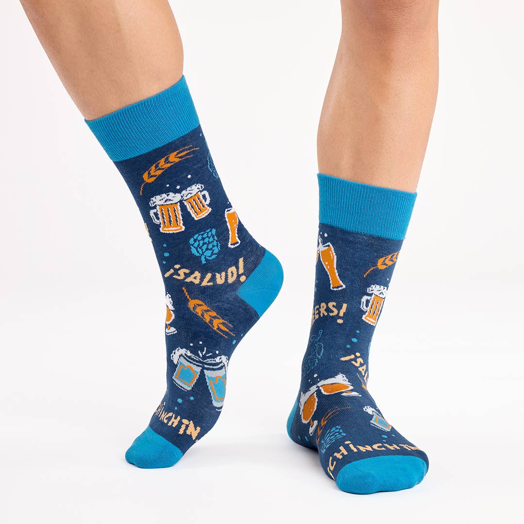 a pair of Hops & Glory socks