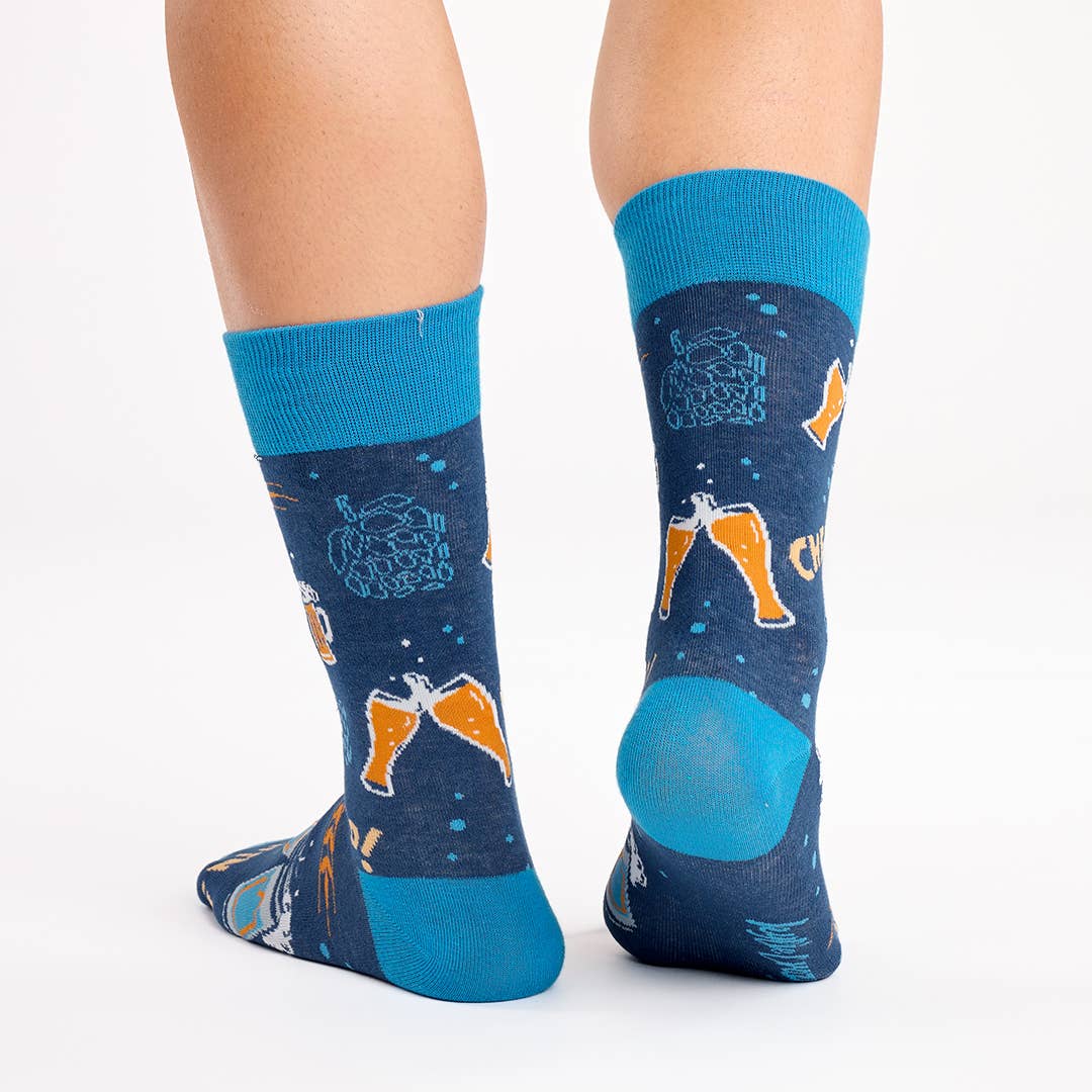 a pair of Hops & Glory socks
