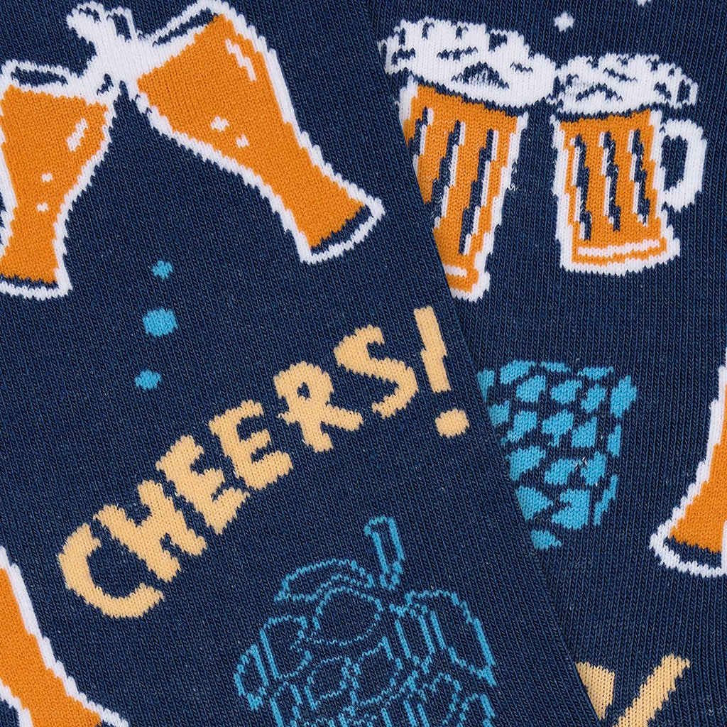 a pair of Hops & Glory socks