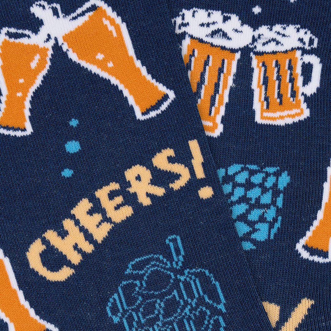 a pair of Hops & Glory socks